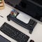 Mind Reader Black Adjustable Plastic Monitor Stand